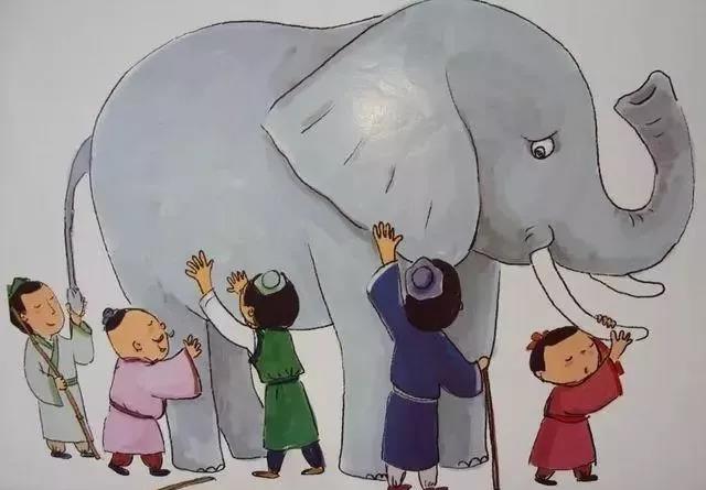 睡前英语小故事盲人和象